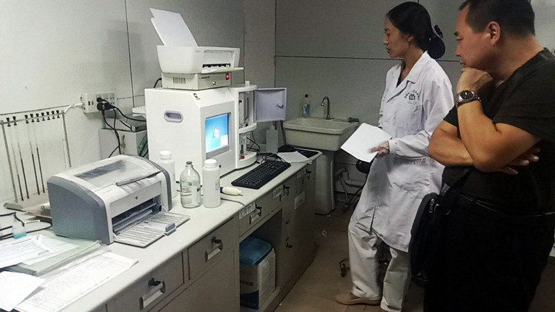 微量元素检测仪走进河南新乡经络收放医院,主要检测人体微量元素