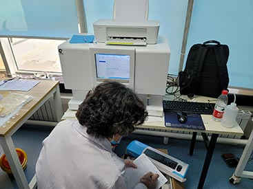 人体微量元素测试仪设备在辽宁大连特地高校元所科技产业园使用中